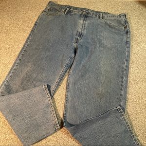 Levis 550 Mens Size 46x30 Jeans Blue Straight Leg